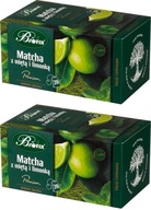 Herbata MATCHA z Miętą i Limonką 40 kopert Bifix