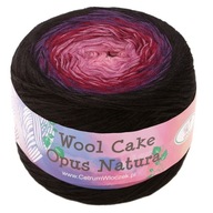 Włóczka Opus Natura Wool Cake nr 50015 cieniowana, 50% wełna, 700m, 4 nitki