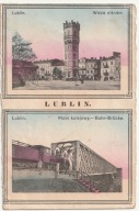 Lublin. Víztorony és vasúti híd