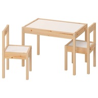 IKEA LATT Dve detské stoličky a stolík