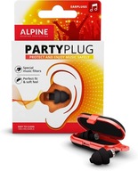 Alpine PartyPlug Čierne štuple do uší na koncert Festival Párty