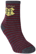 Szaro-bordowe skarpetki Harry Potter 27-30 EU