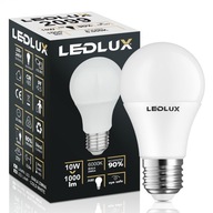 Żarówka LED E27 10W =100W SMD 6000K zimna Premium LEDLUX nie mruga