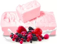e-Fiore Masło do ciała 100% Naturalne Jogurt z owocami lasu z bloku 100g