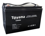 Літієва батарея Toyama LFP100 ah 12V 11KG BMS Bluetooth з світлодіодним дисплеєм
