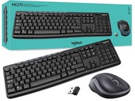 Zestaw mysz i klawiatura Logitech MK270 920-004508 radiowa WiFi 100% NEWBOX