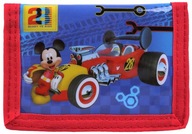 Czerwono-niebieski portfel Myszka Mickey