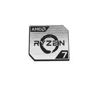 Emblemat AMD RYZEN 7 srebrna 20x18mm