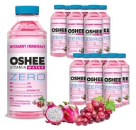 12x Napój OSHEE Vitamin Water Witaminy i Minerały ZERO bez cukru555 ml