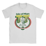 Isle Of Man TT 1977 Mens Racing Motorbike Unisex T-shirt Koszulka