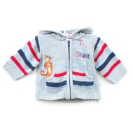 Sweter na zamek Kaptur Szary Disney Tygrysek roz. 56-62 cm A2772