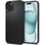 Spigen Thin Fit - Puzdro pre iPhone 15 (Čierne)