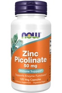 NOW Foods ZINC PICOLINATE CYNK PIKOLINIAN 50mg 120