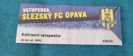 bilet Slezsky FC Opava