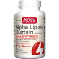 JARROW FORMULAS Kyselina alfa lipoová a biotín (120 tab.)