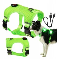 SVETIACE POSTROJE pre psa LED svietiace v tme, netlačivé, typ GUARD USB