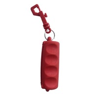 Silikónový sťahovák šípov s kľúčenkou Lukostrelec na odstraňovanie lukostreleckých terčov červený