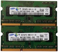 Samsung 4GB (2X2GB) DDR3 1333MHZ PC3 10600S 09 11 B2 1033