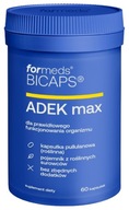 ForMeds BICAPS ADEK MAX Vitamín A D3 4000 E K2 Zrážanie krvi Kosti