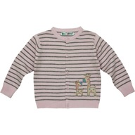 Sweter dla dziewczynki, rozpinany, r. 98