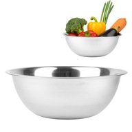 FÉM TÁL 30cm KONYHAI ROZSDAMENTES ACÉL NAGY 5L