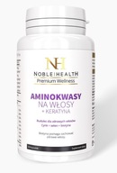 Noble Health Aminokyseliny na vlasy + keratín pre zdravé vlasy 60 kapsúl