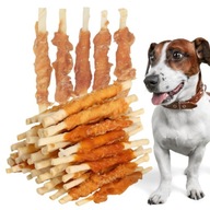 Pochúťka pre psa Hilton Zabalené paličky s kuracím mäsom 500g