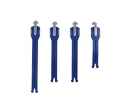 LEATT ZESTAW PASKÓW DO BUTÓW CROSS GPX 5.5 FLEXLOCK STRAP KIT BLUE