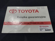 Toyota Corolla 91 Książka Gwarancyjna / Serwisowa