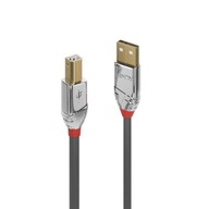 Lindy 36644 Kabel USB 2.0 A-B Cromo Line - 5m