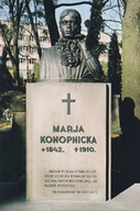 UKRAINA - LWÓW - CMENTARZ ŁYCZAKOWSKI - NAGROBEK MARIA KONOPNICKA