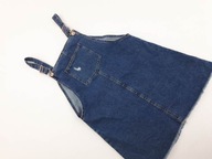 DENIM CO jeansowa SUKIENKA OGRODNICZKA _ 164cm