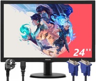 Monitor dla GRACZA Philips 243V5L FullHD HDMI Głośniki