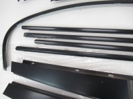 modanatura Esterne ozdobne przyszybowe BMW 5 E60 berlina nero mat