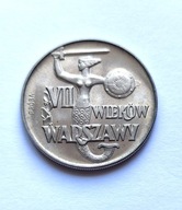 PRL,10 złotych 1965, VII Wieków Warszawy, PRÓBA