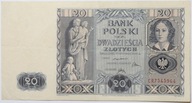 Banknot 20 Złotych - 1936 rok - Seria CR