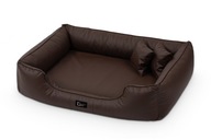 Exclusive Bed Ortopedický pelech pre psa odtiene hnedej 110 cm x 90 cm