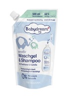 BABYDREAM WASCHGEL SHAMPOO šampón umývací gél Doplnok 500ml Z NEMECKA