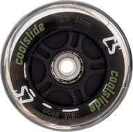 KÓŁKA DO ROLEK ŁYŻWOROLEK COOLSLIDE ŚWIECĄCE LED WHEEL 84mm CZARNE 4 SZTUKI