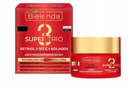 Krém proti starnutiu 70+ Bielenda Super Trio 0 SPF deň a noc 50 ml