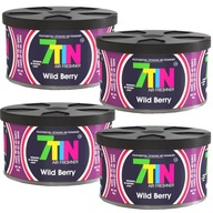 4× Vôňa do auta v plechovke 7TIN Wild Berry