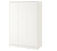 IKEA KLEPPSTAD Skriňa 3 dverová biela 117x176 cm