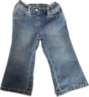 BENETTON SPODNIE DZIECIĘCE JEANSY 12 Miesięcy 74cm