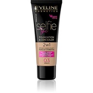 EVELINE SELFIE TIME PODKŁAD 2W1 KRYJĄCO-NAWILŻAJĄCY NR 03 VANILLA 30 ML