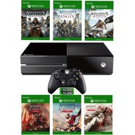 KULTOWA KONSOLA XBOX ONE 500GB + PAD + 6x GRY | ASSASSINS CREED KOMPLET