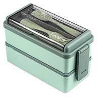 Ulepszony pojemnik Bento dla dorosłych, 2-warstwowy pudełko na Lunch do ukł