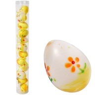 Jajka plastikowe zawieszki zestaw 12 sztuk 4cm