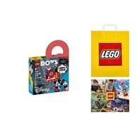 LEGO DOTS č.41963 - Mickey Mouse a Minnie Mouse - nášivka +Taška +Katalóg