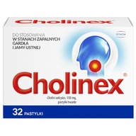 Cholinex, 32 pastylki do ssania