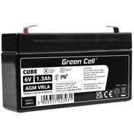 Akumulator AGM 6V 1.3Ah Bateria do UPS WAGI KASY ALARMU Bezobsługowy MOCNY